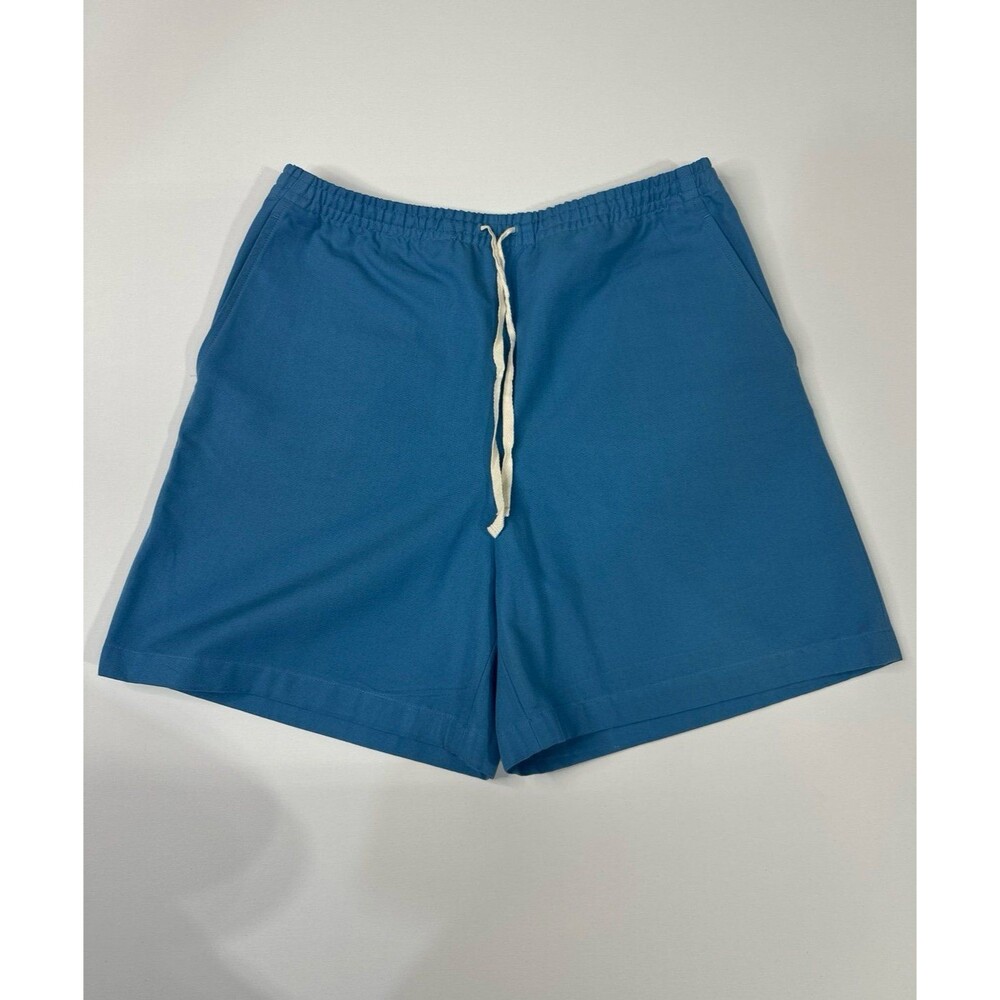 Gucci Men's Turquoise Blue Canvas Shorts w/Bee Logo  Size 50